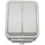 Cedar 500C - włącznik światła podwójny biały